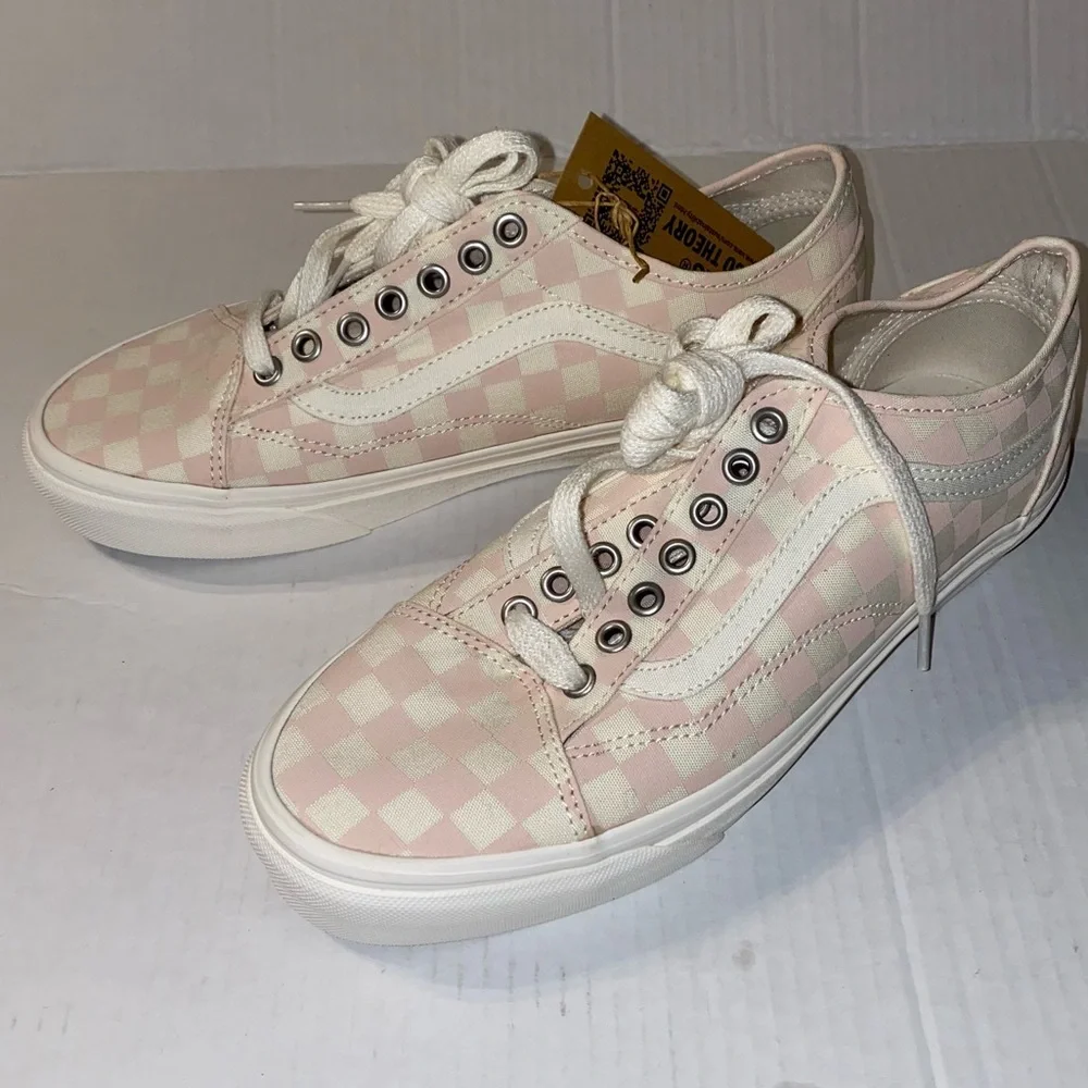 Vans Old Skool Checkerboard Lace Up Sneaker Women’s Size 10 NWT